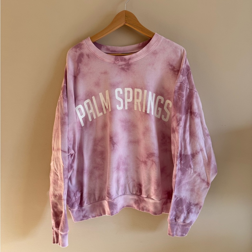 Wild Fable Pink Palm Springs Tie-Dye Sweatshirt, size XL